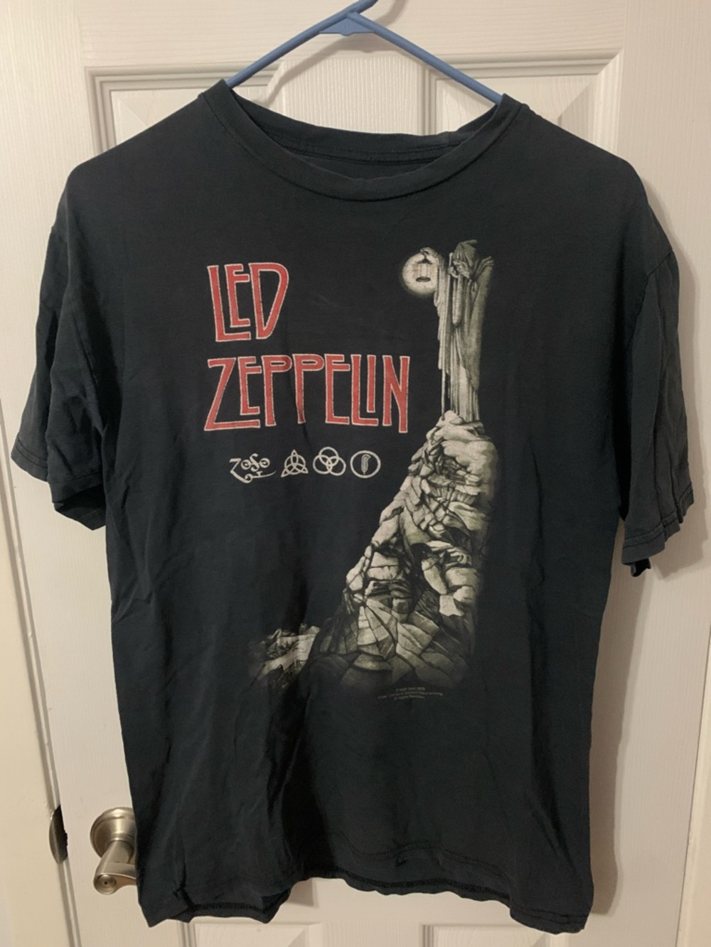 Led Zeppelin ZOFO Vintage Unisex Graphic Band Tee with Red Logo